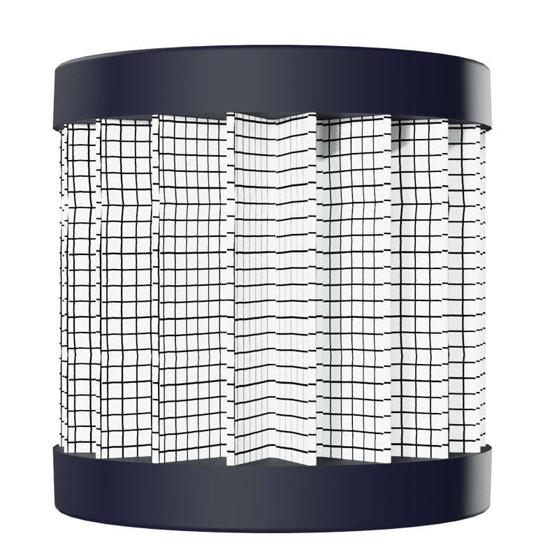 Inlet Filter Silencer with Weatherhood and Advanced Silencing Technology for Blower, Fan, or Compressor with Paper Element