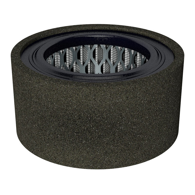 Inlet Filter Silencer with Weatherhood and Advanced Silencing Technology for Blower, Fan, or Compressor with Paper Element