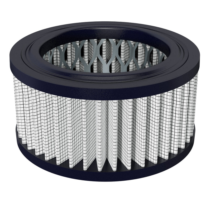 Inlet Filter Silencer with Weatherhood and Advanced Silencing Technology for Blower, Fan, or Compressor with Paper Element