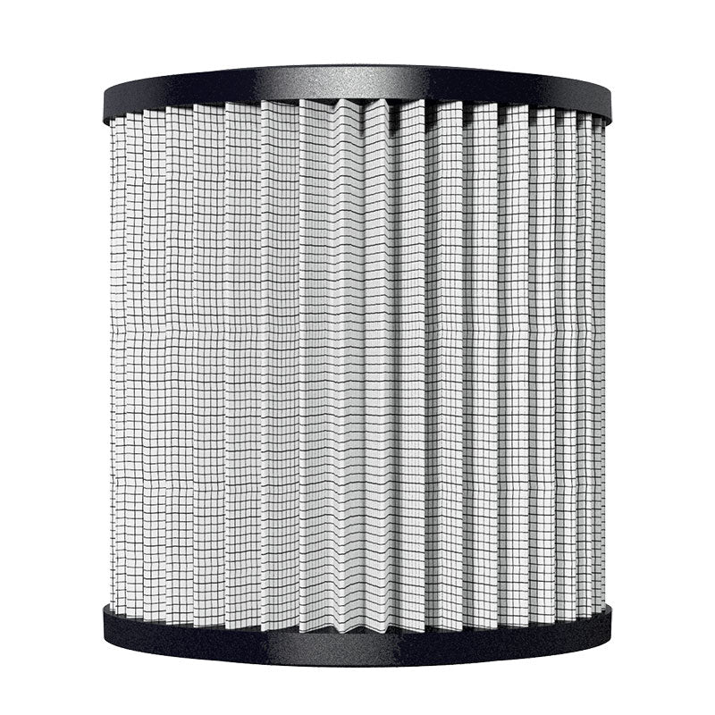 Inlet Filter Silencer with Weatherhood and Advanced Silencing Technology for Blower, Fan, or Compressor with Paper Element