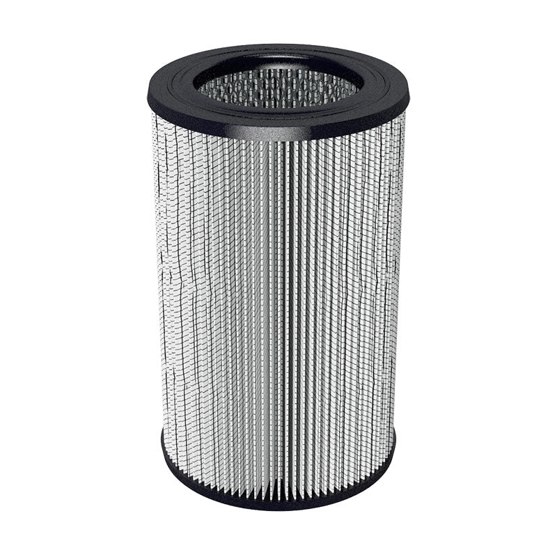 Inlet Filter Silencer with Weatherhood and Advanced Silencing Technology for Blower, Fan, or Compressor with Paper Element
