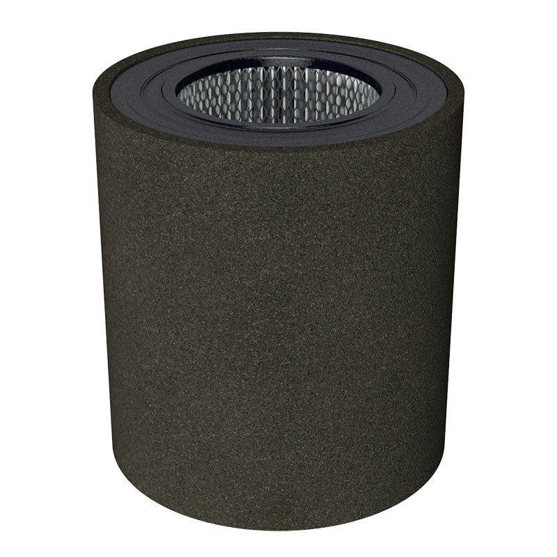 Inlet Filter Silencer with Weatherhood and Advanced Silencing Technology for Blower, Fan, or Compressor with Paper Element