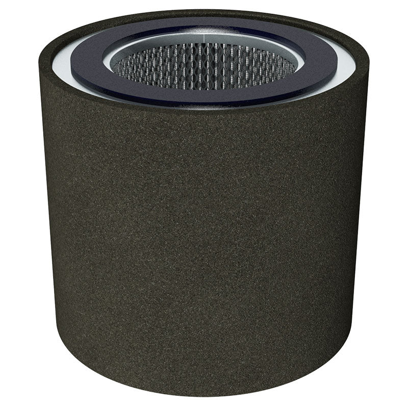 Inlet Filter Silencer with Weatherhood and Advanced Silencing Technology for Blower, Fan, or Compressor with Paper Element