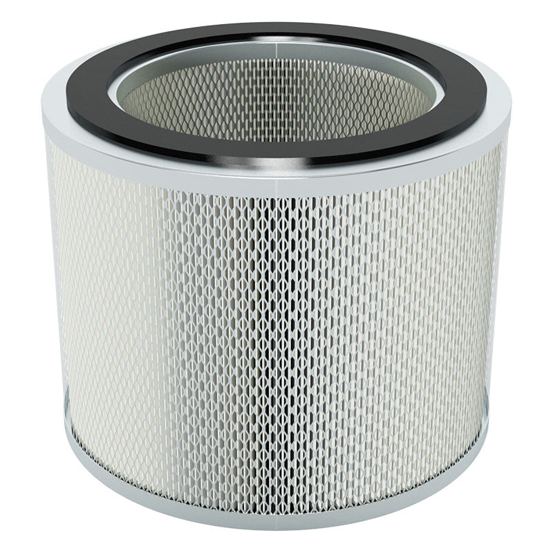 Inlet Filter Silencer with Weatherhood and Advanced Silencing Technology for Blower, Fan, or Compressor with Paper Element