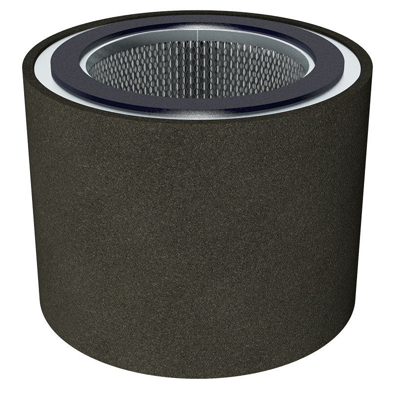 Inlet Filter Silencer with Weatherhood and Advanced Silencing Technology for Blower, Fan, or Compressor with Paper Element