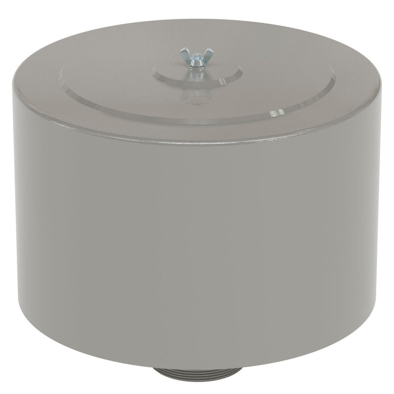 Inlet Filter Silencer with Weatherhood and Advanced Silencing Technology for Blower, Fan, or Compressor with Paper Element