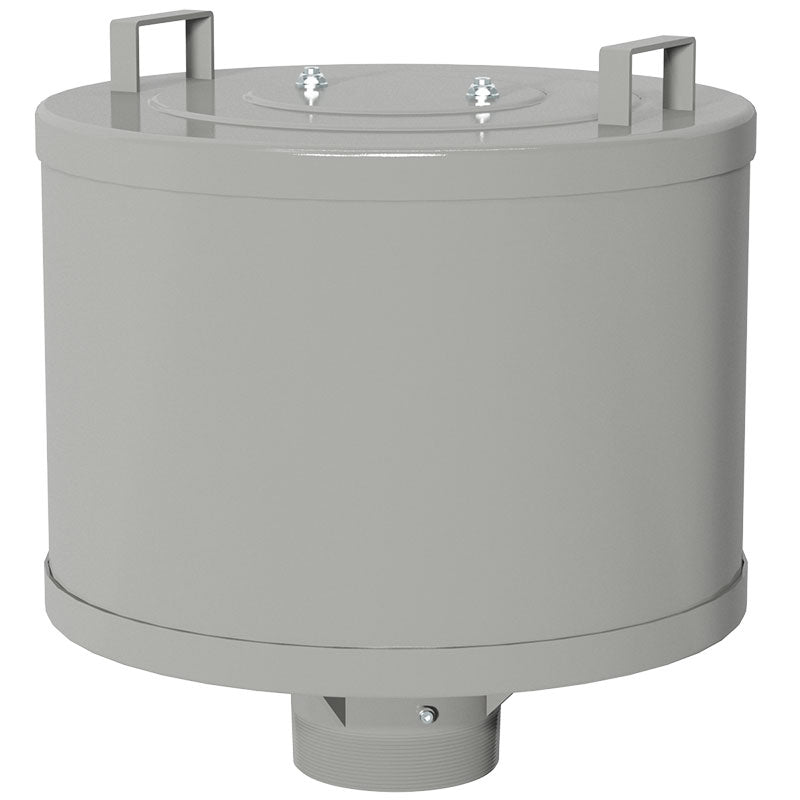 Inlet Filter Silencer with Weatherhood and Advanced Silencing Technology for Blower, Fan, or Compressor with Paper Element