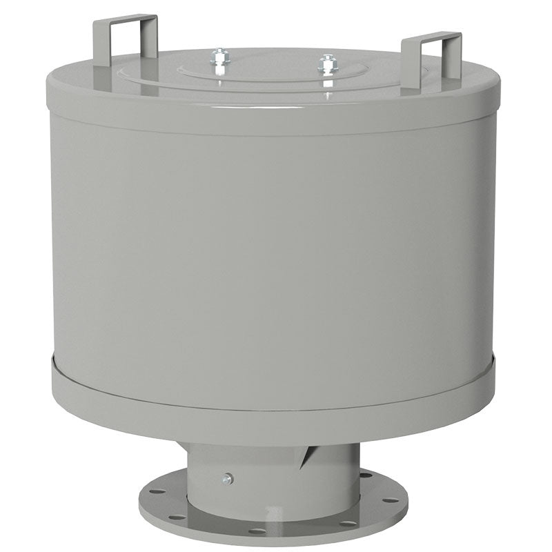 Inlet Filter Silencer with Weatherhood and Advanced Silencing Technology for Blower, Fan, or Compressor with Paper Element