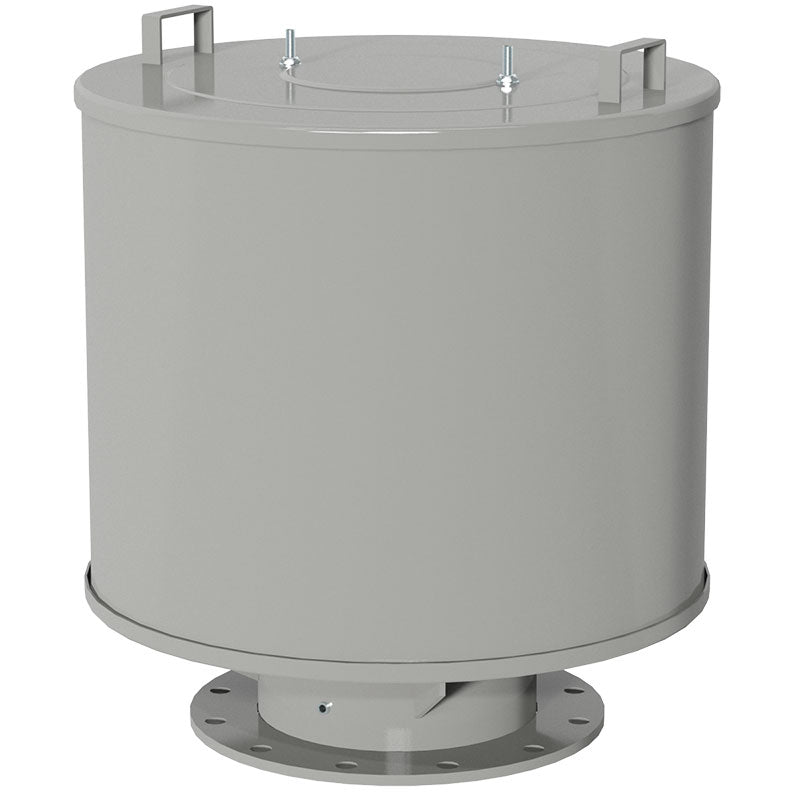 Inlet Filter Silencer with Weatherhood and Advanced Silencing Technology for Blower, Fan, or Compressor with Paper Element