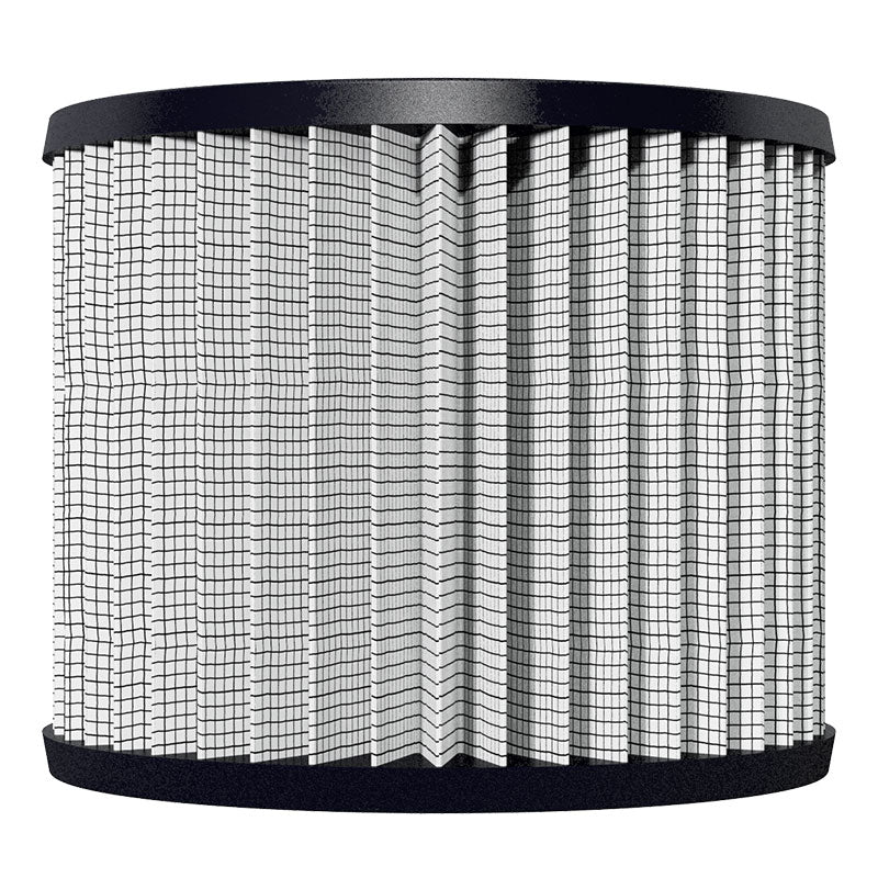Inlet Filter Silencer with Weatherhood and Advanced Silencing Technology for Blower, Fan, or Compressor with Paper Element