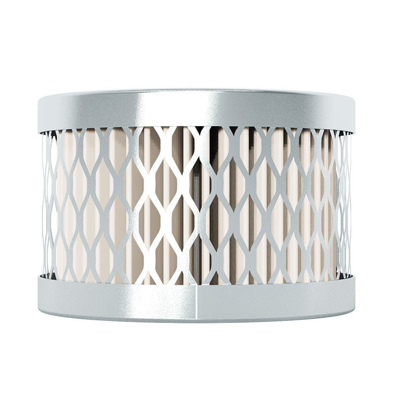 Inlet Filter Silencer with Weatherhood and Advanced Silencing Technology for Blower, Fan, or Compressor with Paper Element