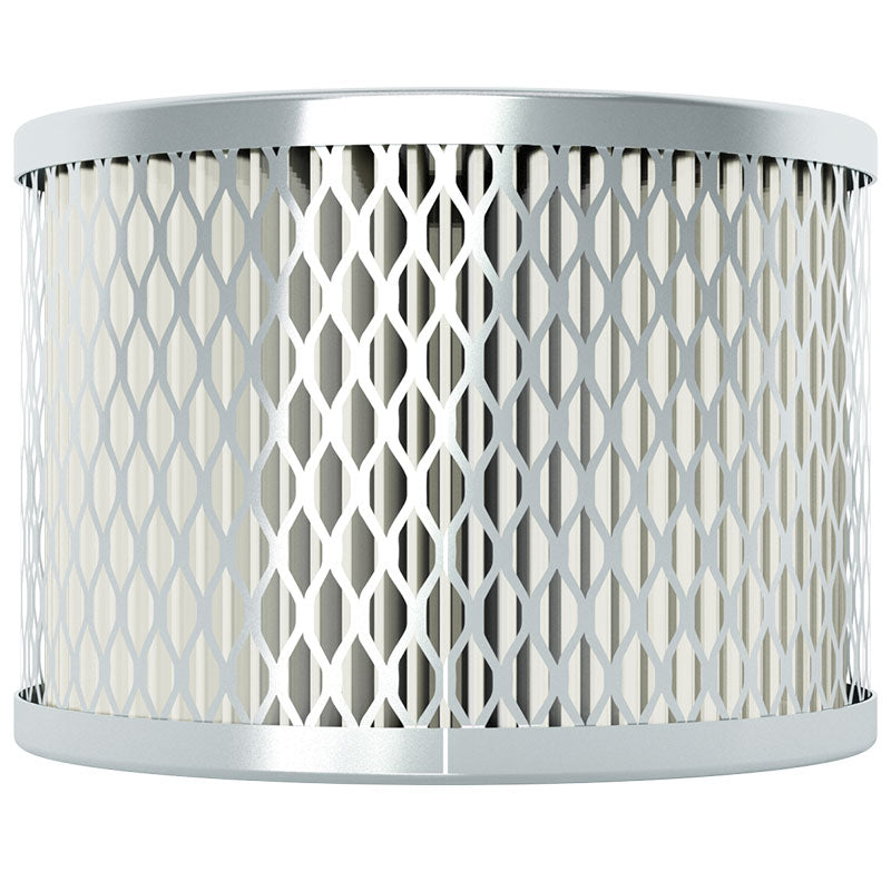 Inlet Filter Silencer with Weatherhood and Advanced Silencing Technology for Blower, Fan, or Compressor with Paper Element