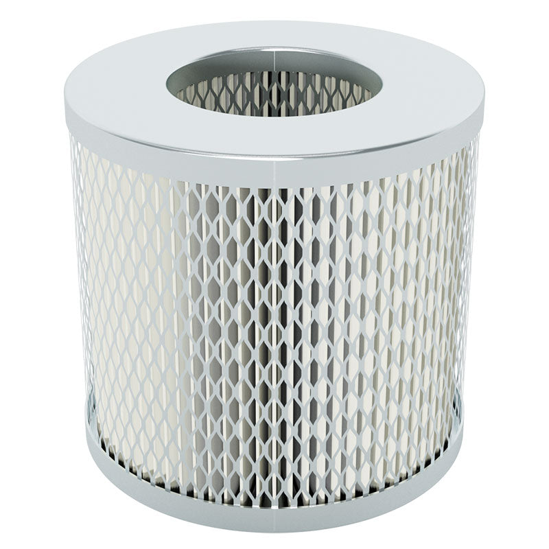 Inlet Filter Silencer with Weatherhood and Advanced Silencing Technology for Blower, Fan, or Compressor with Paper Element