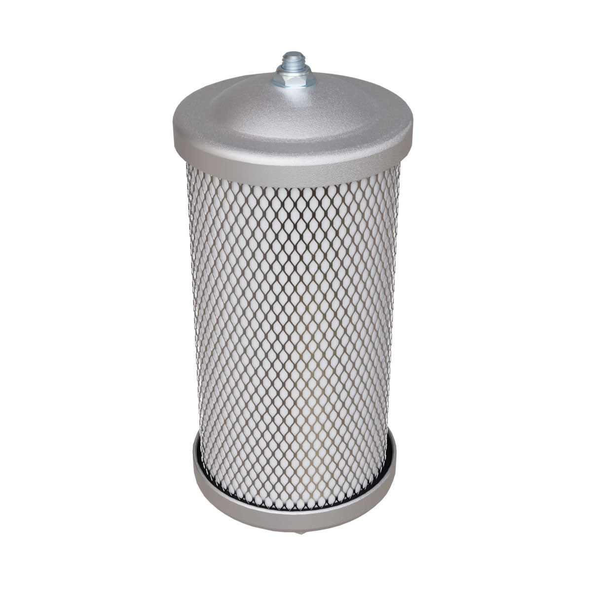 Inlet Filter Silencer with Weatherhood and Advanced Silencing Technology for Blower, Fan, or Compressor with Paper Element