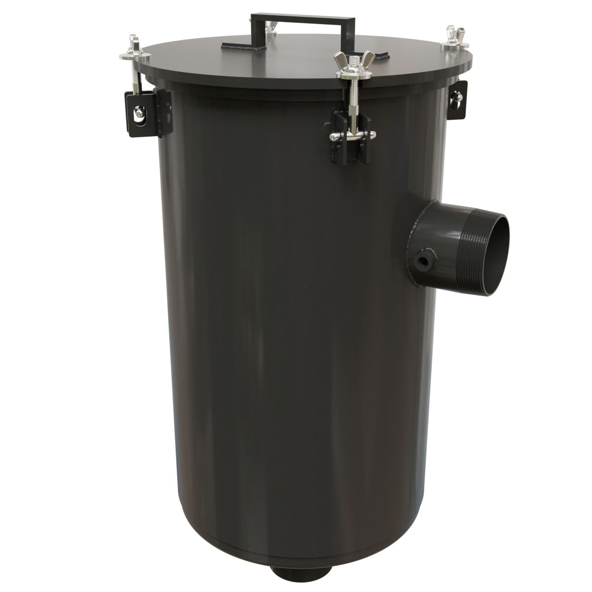 Inlet Filter Silencer with Weatherhood and Advanced Silencing Technology for Blower, Fan, or Compressor with Paper Element