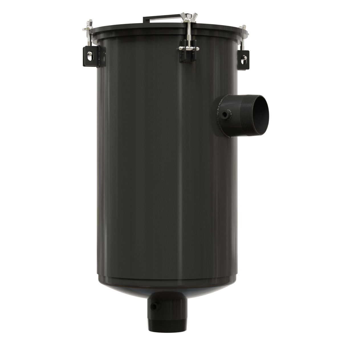 Inlet Filter Silencer with Weatherhood and Advanced Silencing Technology for Blower, Fan, or Compressor with Paper Element
