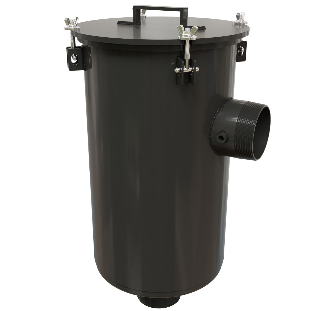 Inlet Filter Silencer with Weatherhood and Advanced Silencing Technology for Blower, Fan, or Compressor with Paper Element