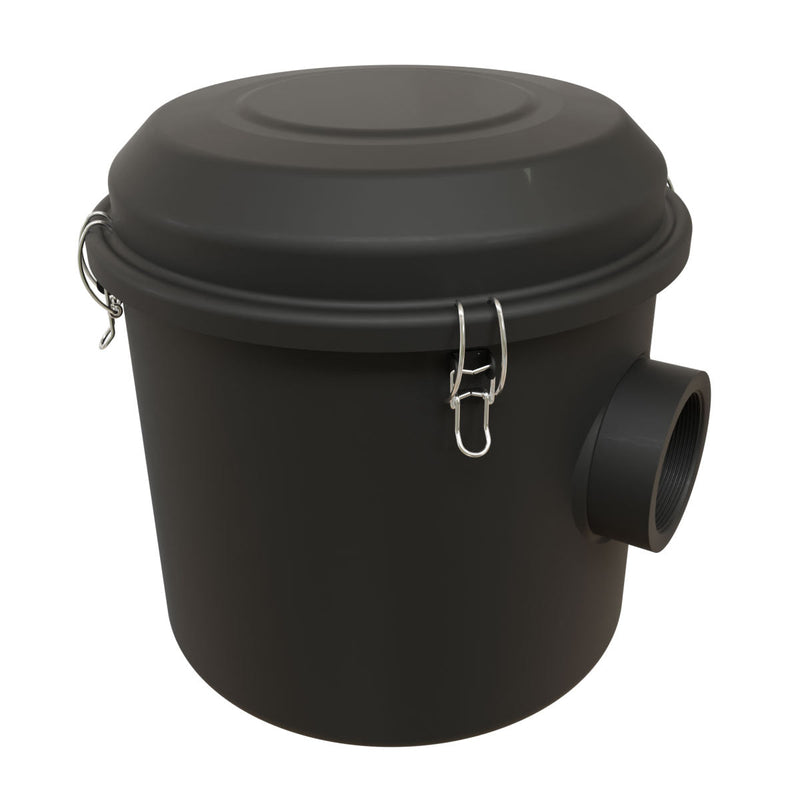 Inlet Filter Silencer with Weatherhood and Advanced Silencing Technology for Blower, Fan, or Compressor with Paper Element