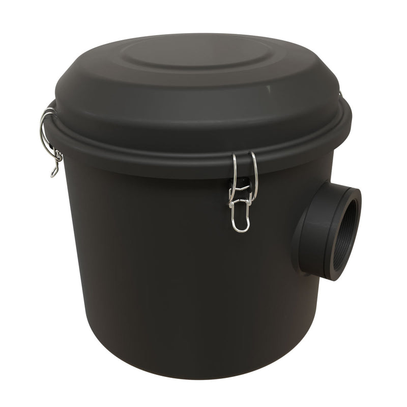 Inlet Filter Silencer with Weatherhood and Advanced Silencing Technology for Blower, Fan, or Compressor with Paper Element