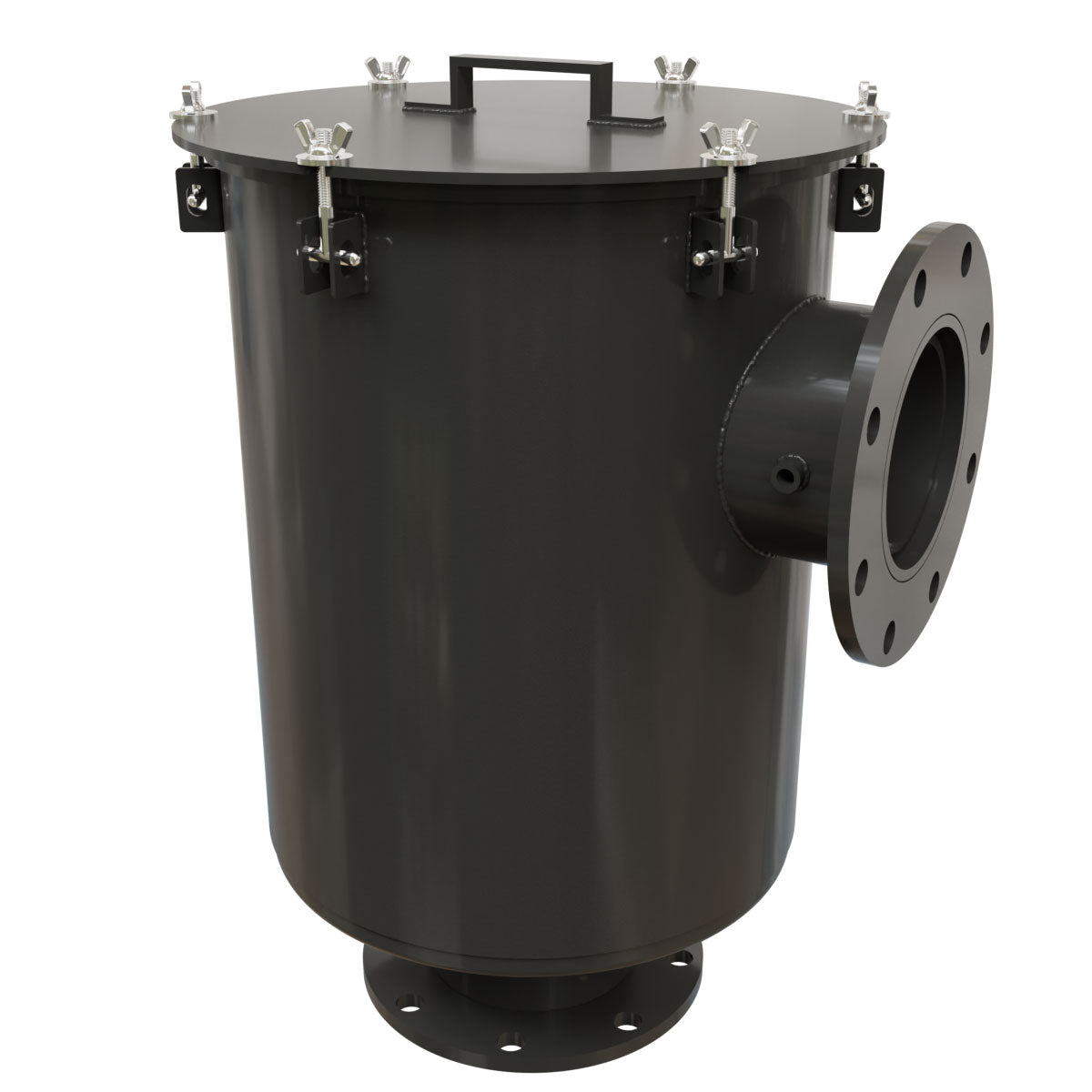 Inlet Filter Silencer with Weatherhood and Advanced Silencing Technology for Blower, Fan, or Compressor with Paper Element