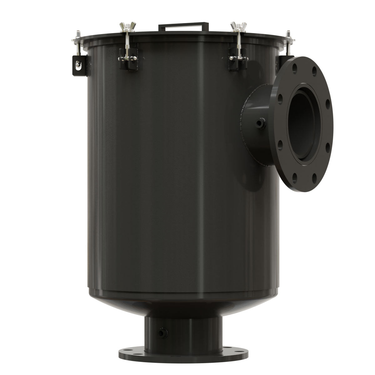 Inlet Filter Silencer with Weatherhood and Advanced Silencing Technology for Blower, Fan, or Compressor with Paper Element