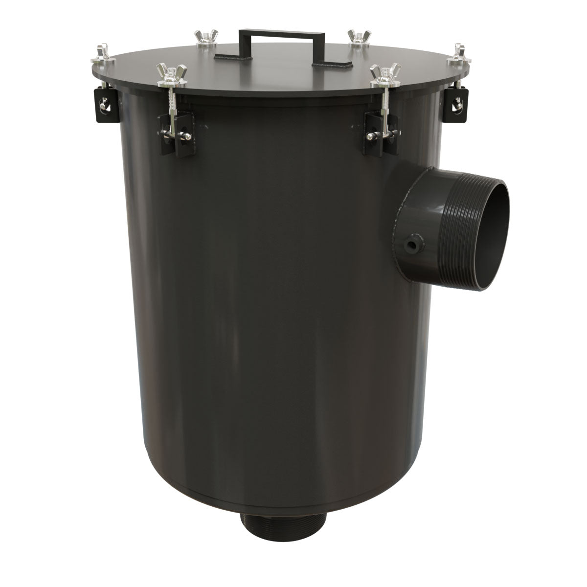 Inlet Filter Silencer with Weatherhood and Advanced Silencing Technology for Blower, Fan, or Compressor with Paper Element