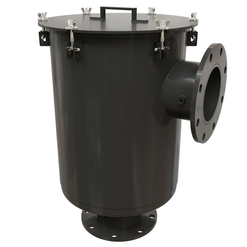 Inlet Filter Silencer with Weatherhood and Advanced Silencing Technology for Blower, Fan, or Compressor with Paper Element