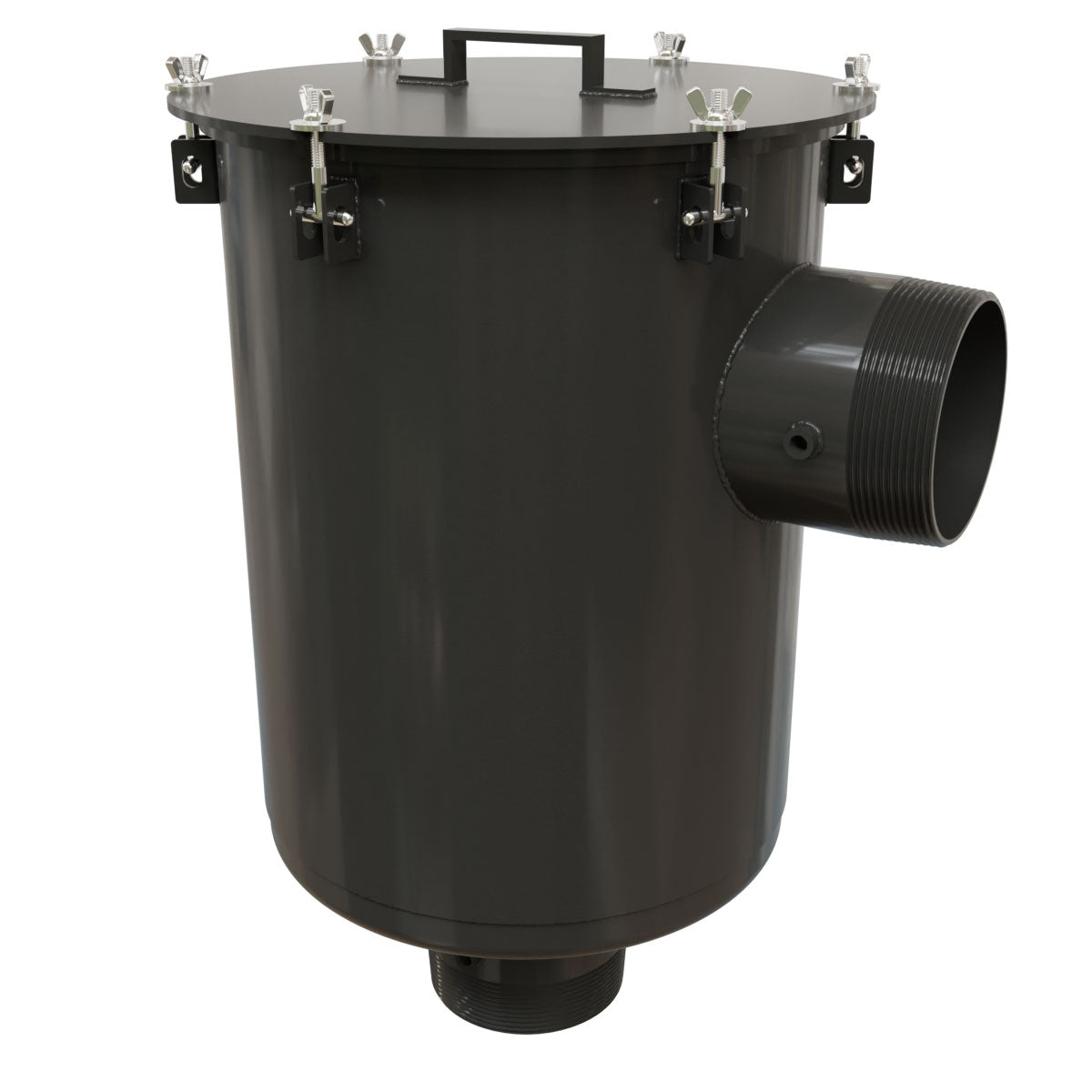 Inlet Filter Silencer with Weatherhood and Advanced Silencing Technology for Blower, Fan, or Compressor with Paper Element