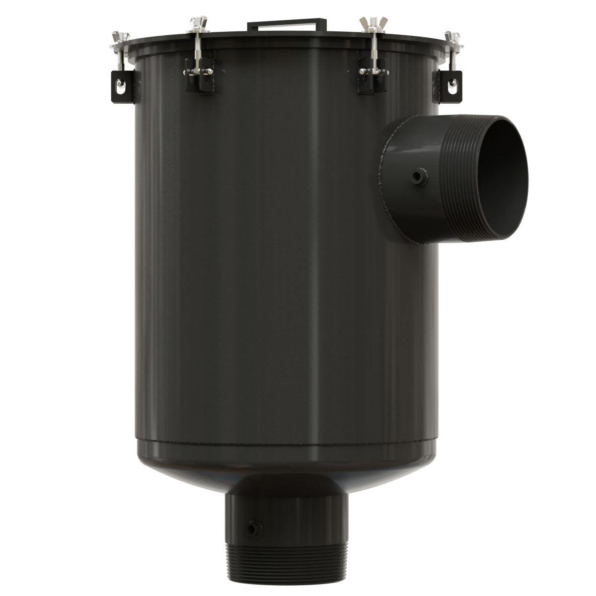 Inlet Filter Silencer with Weatherhood and Advanced Silencing Technology for Blower, Fan, or Compressor with Paper Element