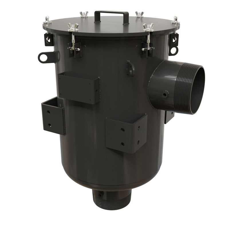Inlet Filter Silencer with Weatherhood and Advanced Silencing Technology for Blower, Fan, or Compressor with Paper Element