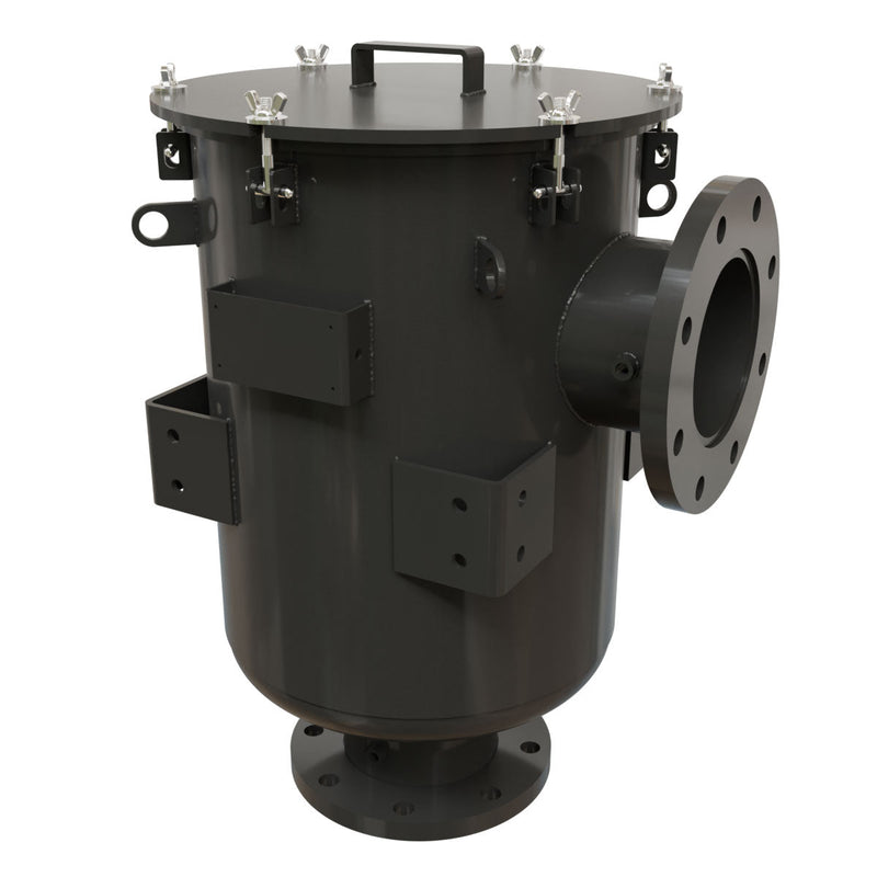 Inlet Filter Silencer with Weatherhood and Advanced Silencing Technology for Blower, Fan, or Compressor with Paper Element