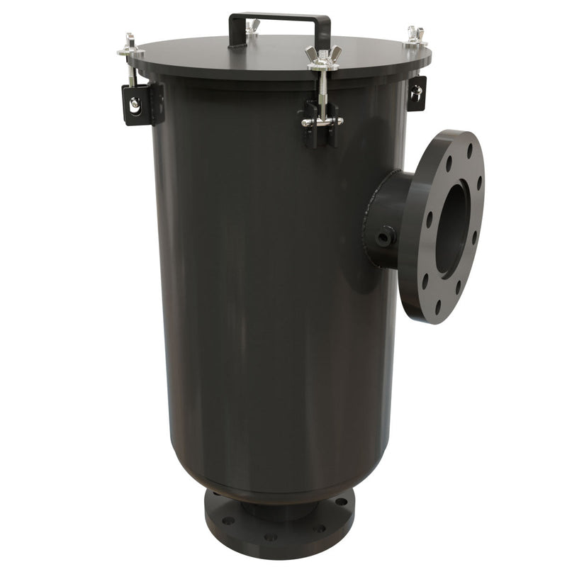 Inlet Filter Silencer with Weatherhood and Advanced Silencing Technology for Blower, Fan, or Compressor with Paper Element