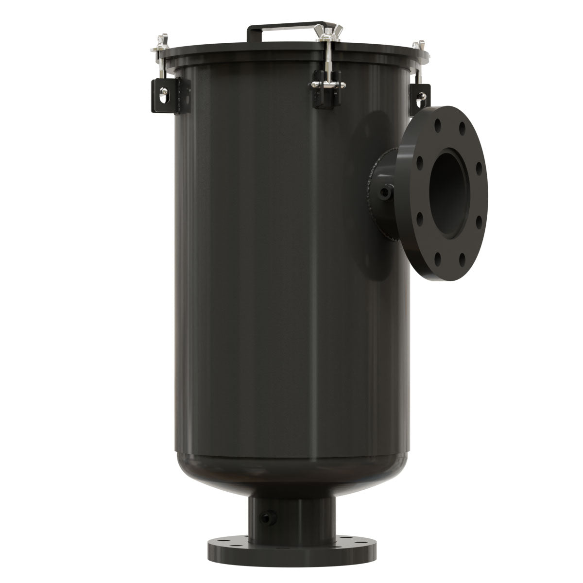Inlet Filter Silencer with Weatherhood and Advanced Silencing Technology for Blower, Fan, or Compressor with Paper Element