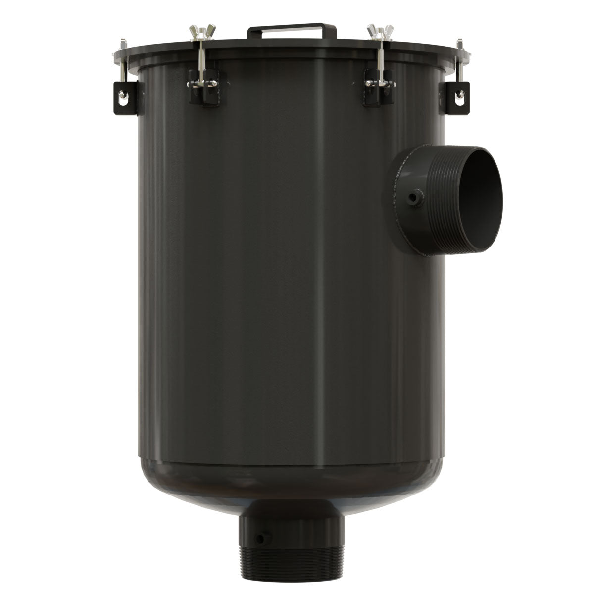 Inlet Filter Silencer with Weatherhood and Advanced Silencing Technology for Blower, Fan, or Compressor with Paper Element