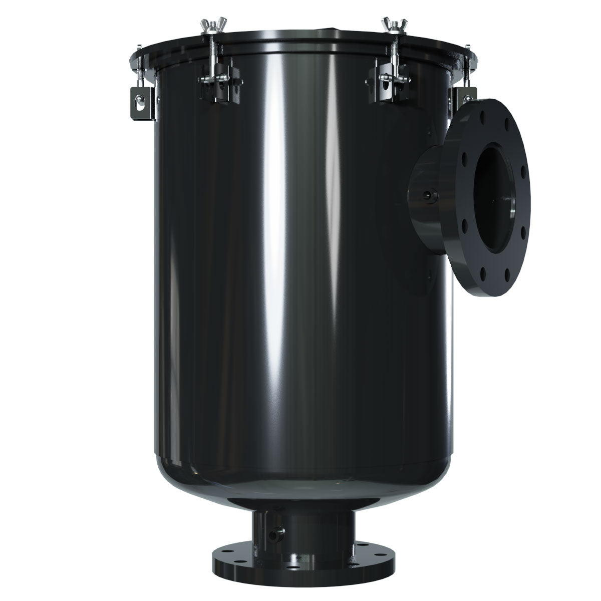 Inlet Filter Silencer with Weatherhood and Advanced Silencing Technology for Blower, Fan, or Compressor with Paper Element