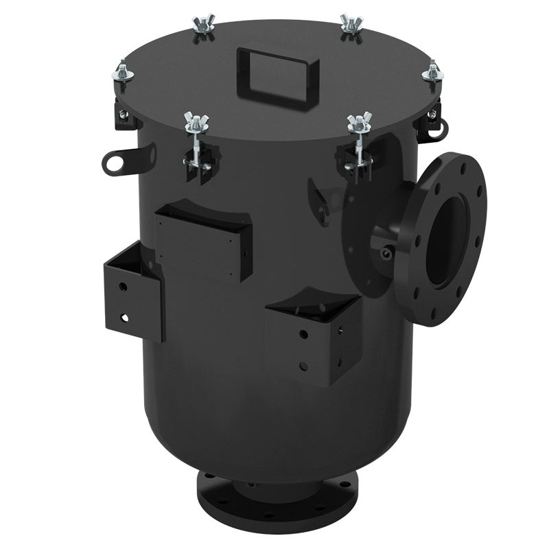 Inlet Filter Silencer with Weatherhood and Advanced Silencing Technology for Blower, Fan, or Compressor with Paper Element