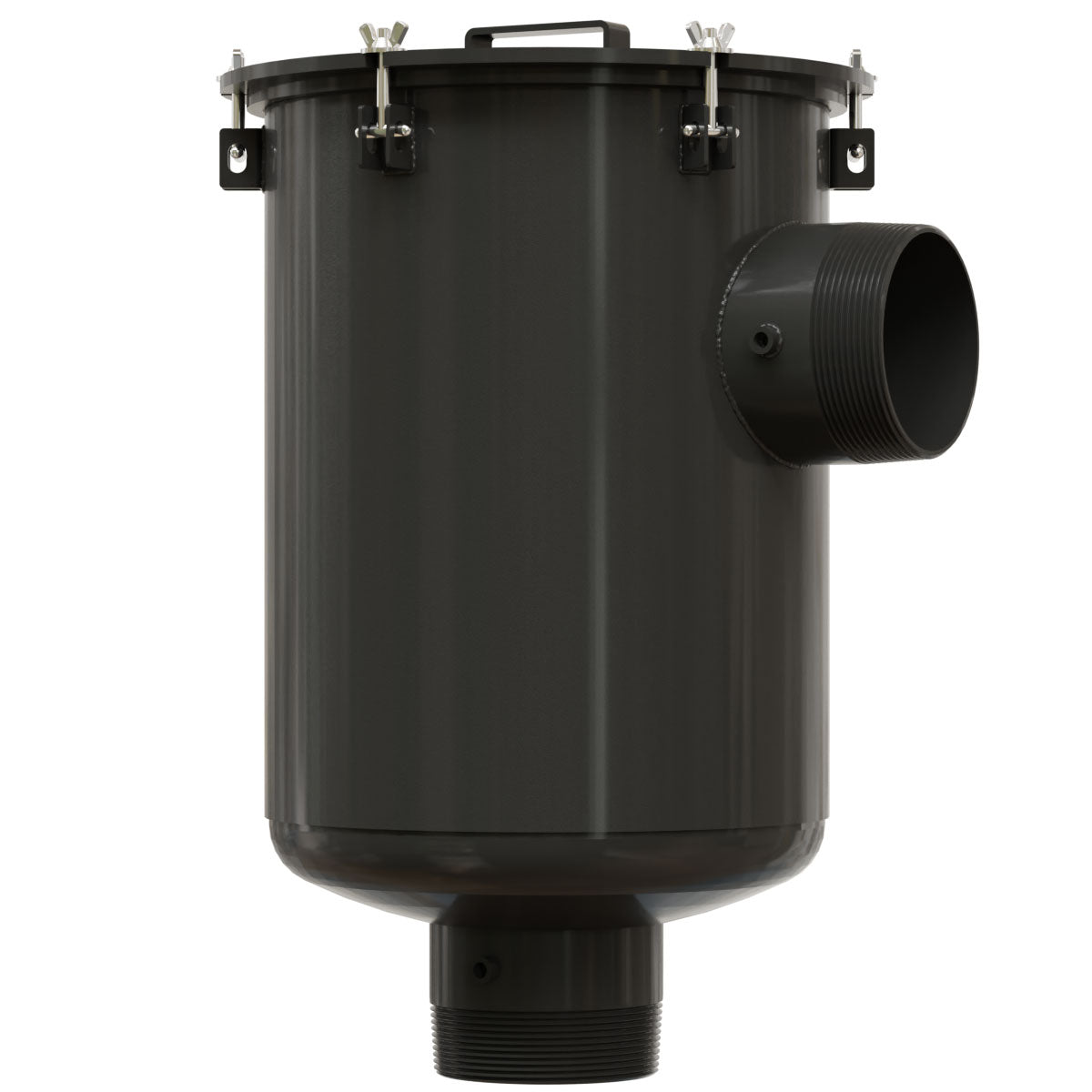 Inlet Filter Silencer with Weatherhood and Advanced Silencing Technology for Blower, Fan, or Compressor with Paper Element