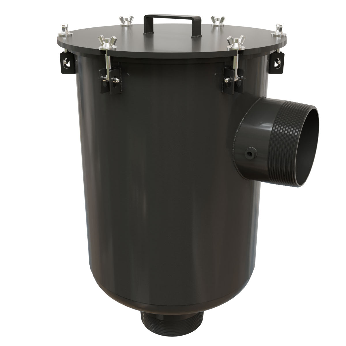 Inlet Filter Silencer with Weatherhood and Advanced Silencing Technology for Blower, Fan, or Compressor with Paper Element