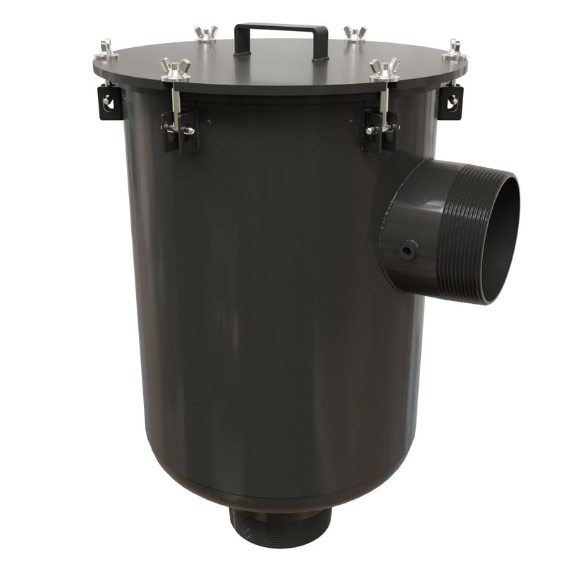 Inlet Filter Silencer with Weatherhood and Advanced Silencing Technology for Blower, Fan, or Compressor with Paper Element