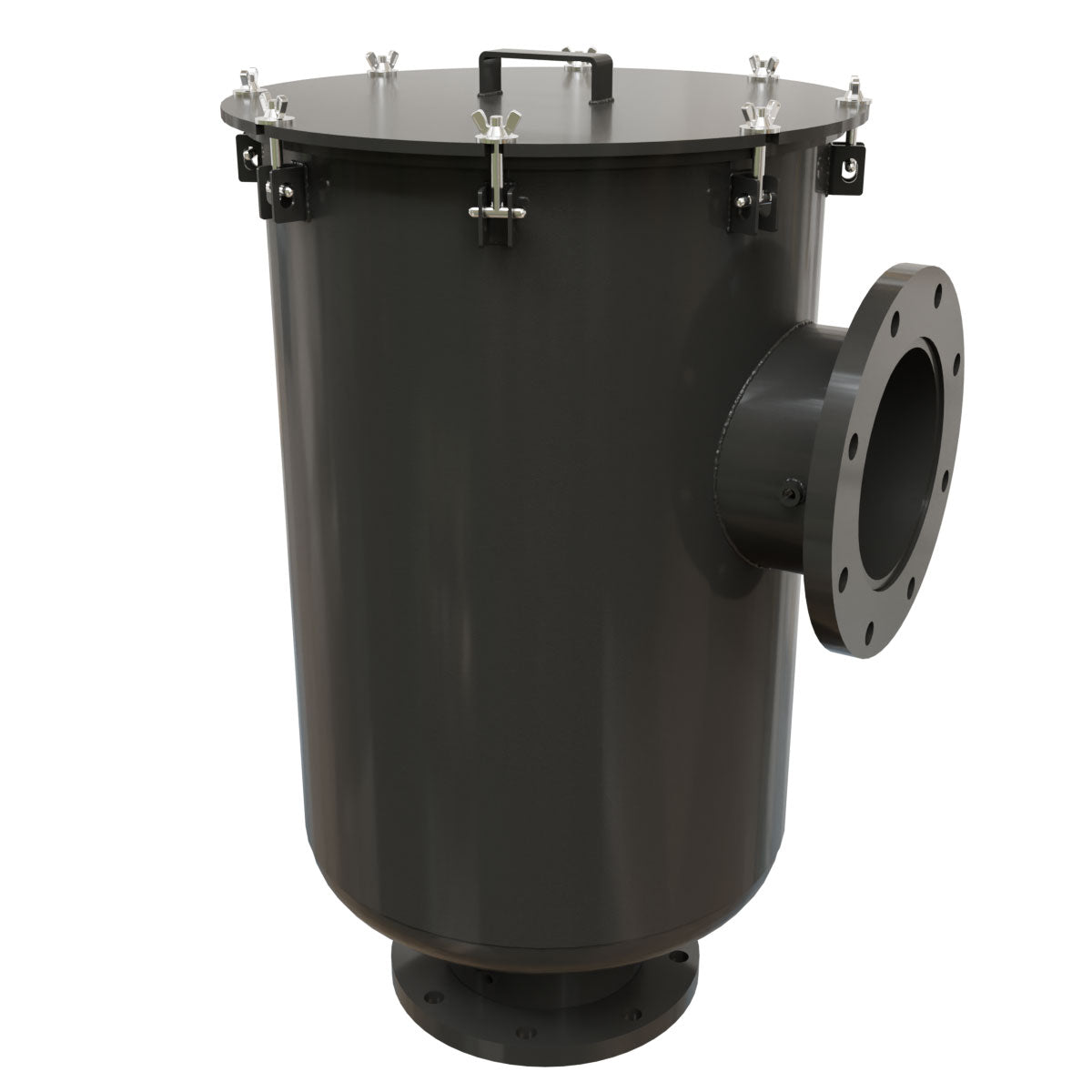 Inlet Filter Silencer with Weatherhood and Advanced Silencing Technology for Blower, Fan, or Compressor with Paper Element