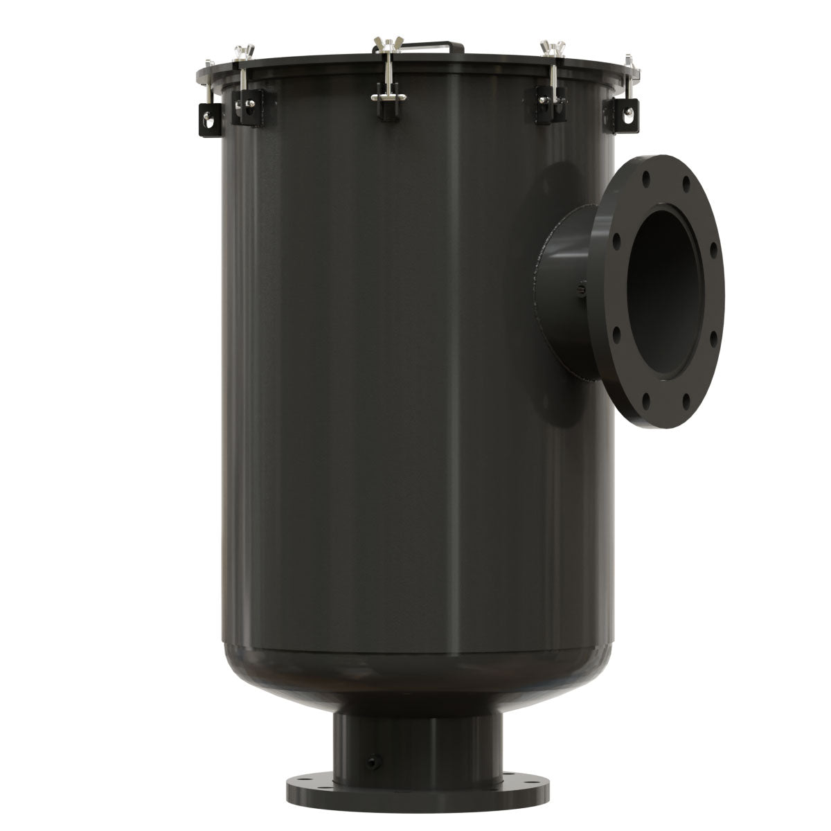 Inlet Filter Silencer with Weatherhood and Advanced Silencing Technology for Blower, Fan, or Compressor with Paper Element