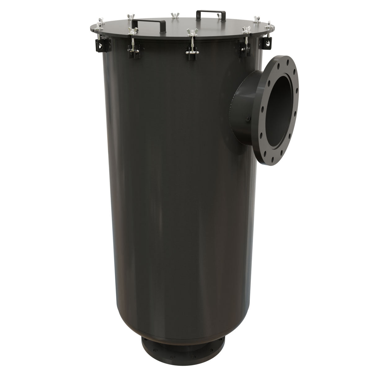 Inlet Filter Silencer with Weatherhood and Advanced Silencing Technology for Blower, Fan, or Compressor with Paper Element