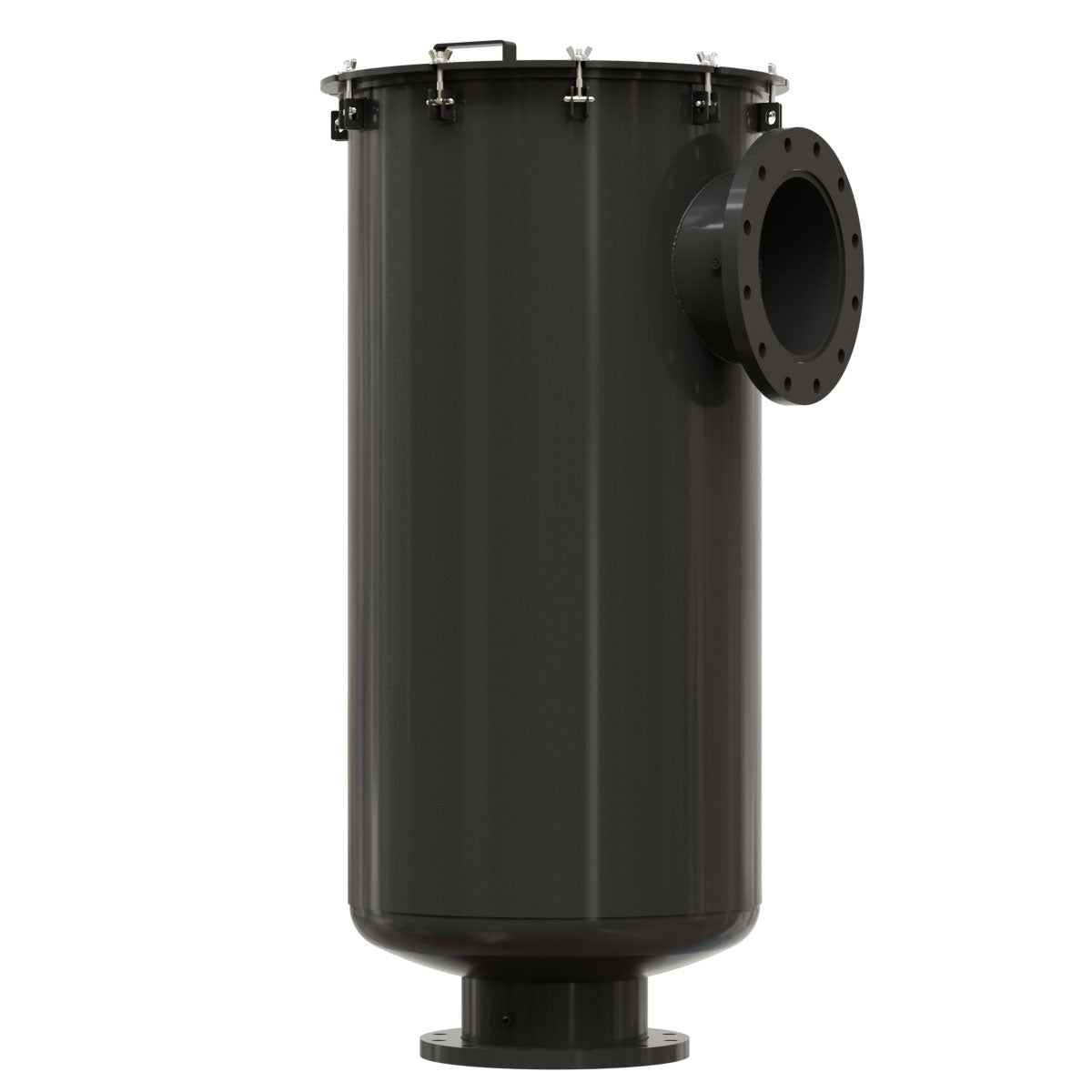 Inlet Filter Silencer with Weatherhood and Advanced Silencing Technology for Blower, Fan, or Compressor with Paper Element