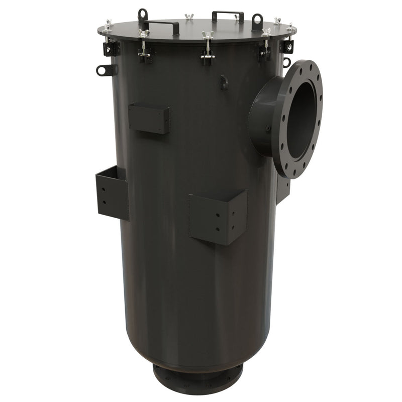 Inlet Filter Silencer with Weatherhood and Advanced Silencing Technology for Blower, Fan, or Compressor with Paper Element