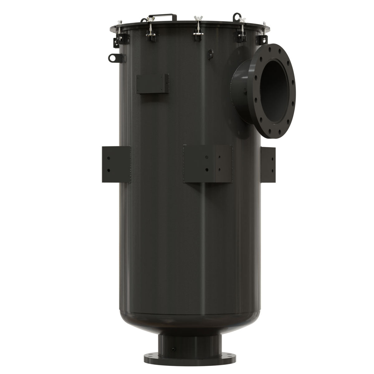 Inlet Filter Silencer with Weatherhood and Advanced Silencing Technology for Blower, Fan, or Compressor with Paper Element