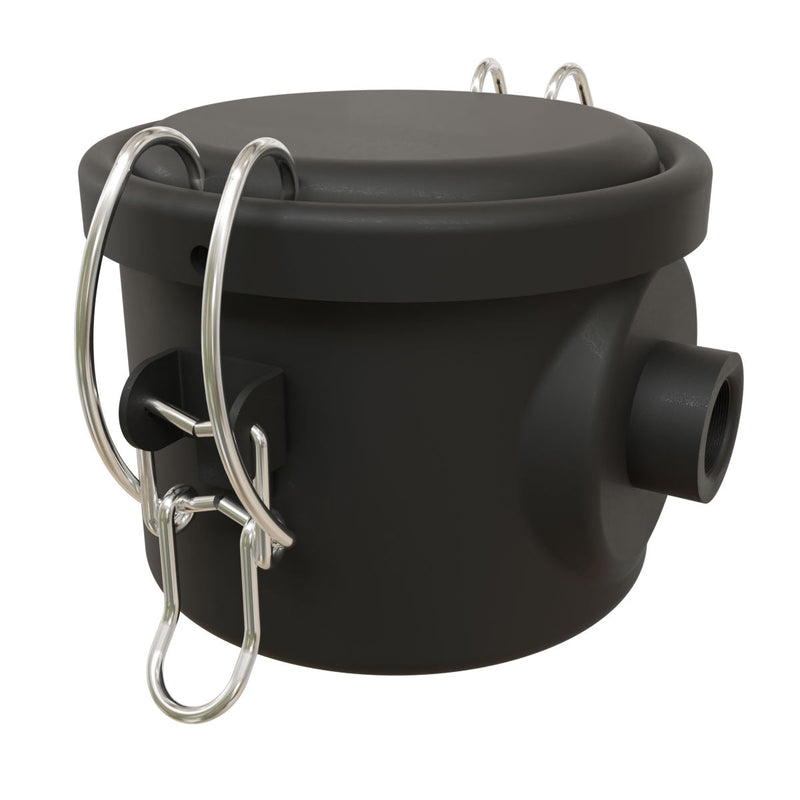 Inlet Filter Silencer with Weatherhood and Advanced Silencing Technology for Blower, Fan, or Compressor with Paper Element