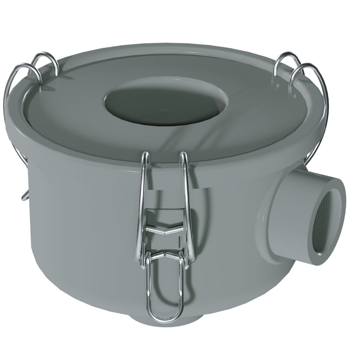 Inlet Filter Silencer with Weatherhood and Advanced Silencing Technology for Blower, Fan, or Compressor with Paper Element