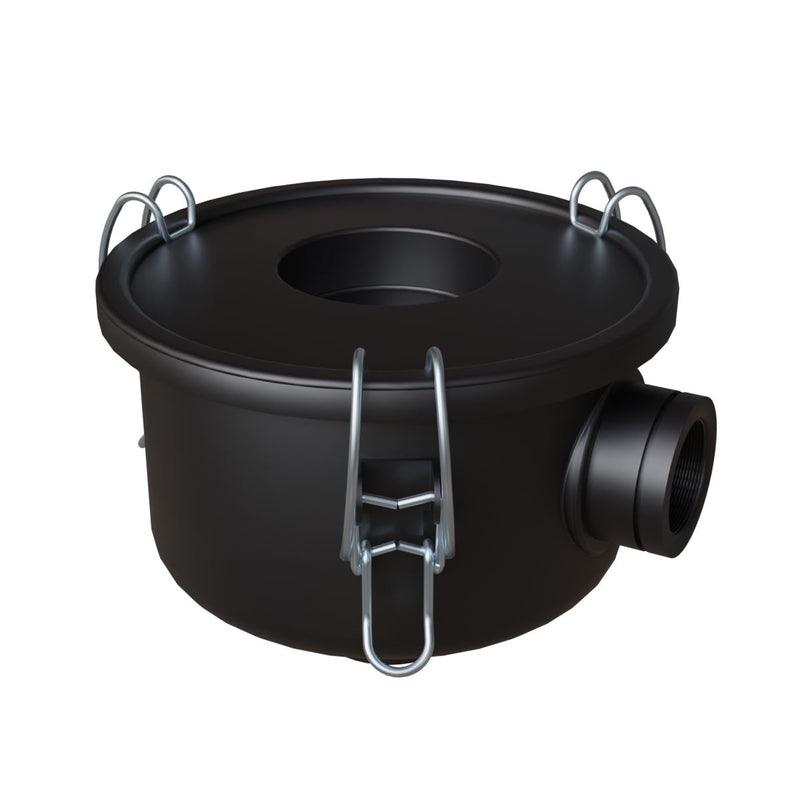 Inlet Filter Silencer with Weatherhood and Advanced Silencing Technology for Blower, Fan, or Compressor with Paper Element