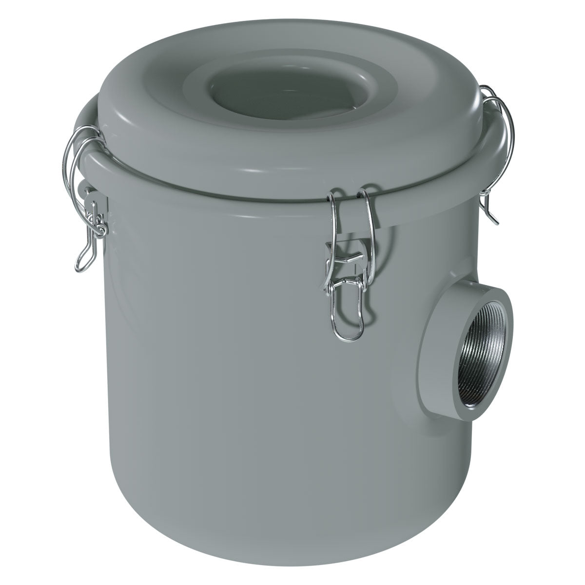 Inlet Filter Silencer with Weatherhood and Advanced Silencing Technology for Blower, Fan, or Compressor with Paper Element