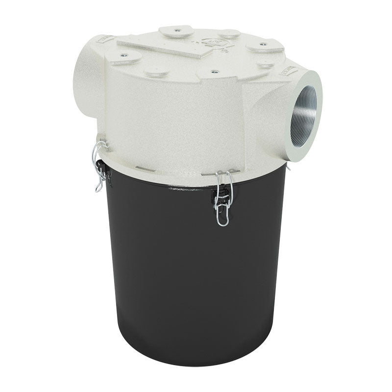 Inlet Filter Silencer with Weatherhood and Advanced Silencing Technology for Blower, Fan, or Compressor with Paper Element